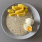 Koprová omáčka s vejcem a vařeným bramborem