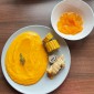 Kuřecí rolka s bramborovo-mrkvovým pyré