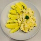 Květákový mozeček s vařeným bramborem