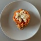 Špagety s rajčaty a mozzarellou
