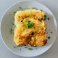 Zapečené brambory s brokolicí a sýrem