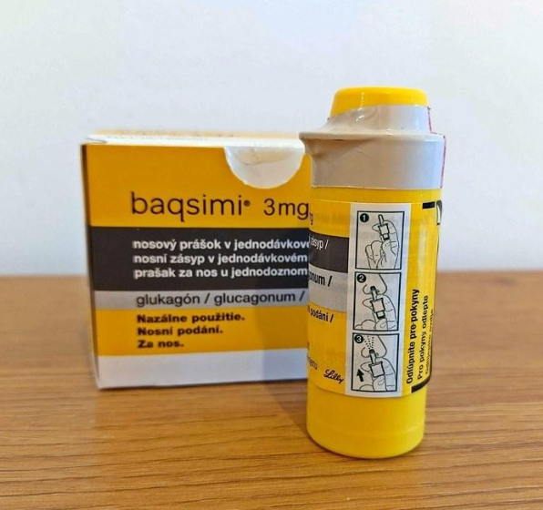 Baqsimi 3 mg – nosní glukagon